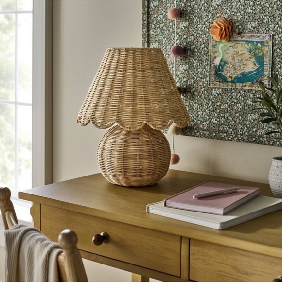NWT Table Lamp with Woven Base and Woven Shade - Studio McGee - Picture 3 of 3